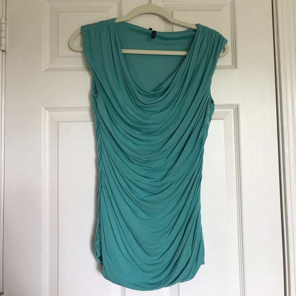 Teal Maurices Flowy Tank/Blouse